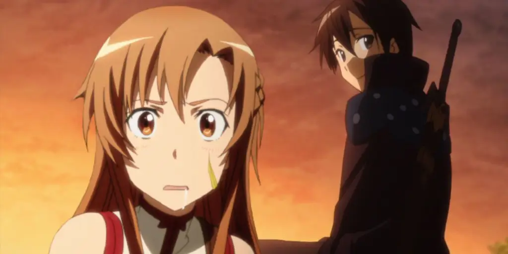 Gambar Kirito dan Asuna dari Sword Art Online Progressive