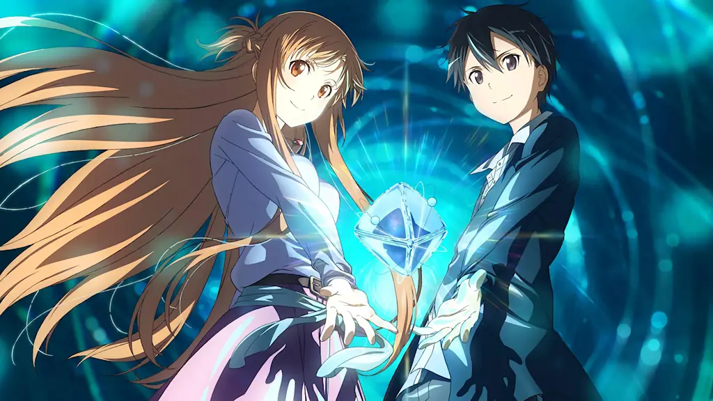 Gambar Kirito dan Asuna dari Sword Art Online