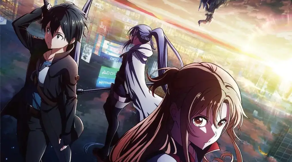 Gambar Kirito dan Asuna di Sword Art Online Progressive