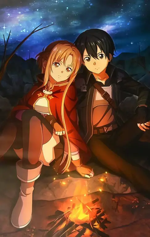 Kirito dan Asuna di SAO Progressive