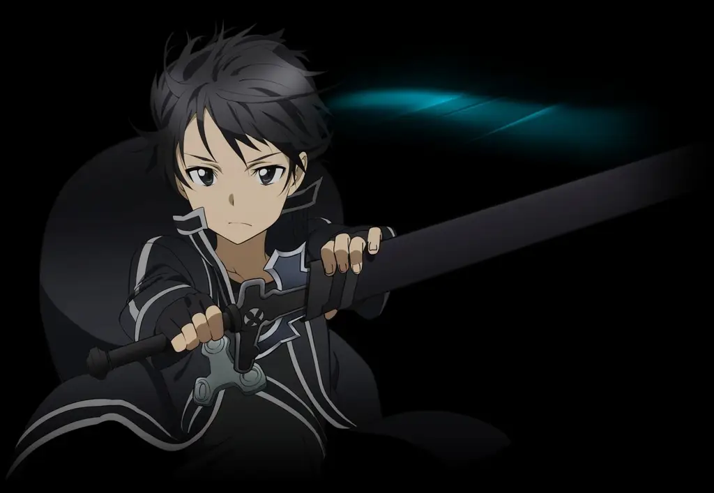 Kazuto Kirigaya dalam game Sword Art Online