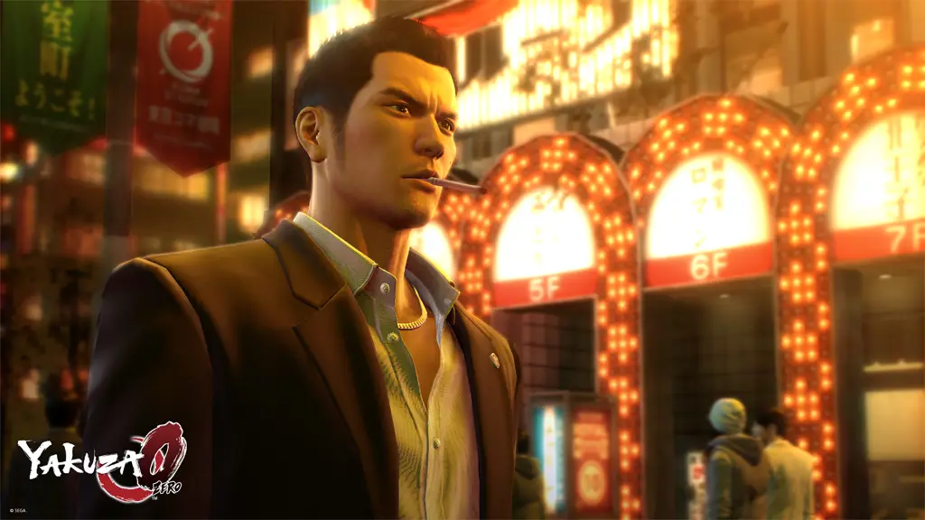 Gambar Kiryu Kazuma dari game Yakuza