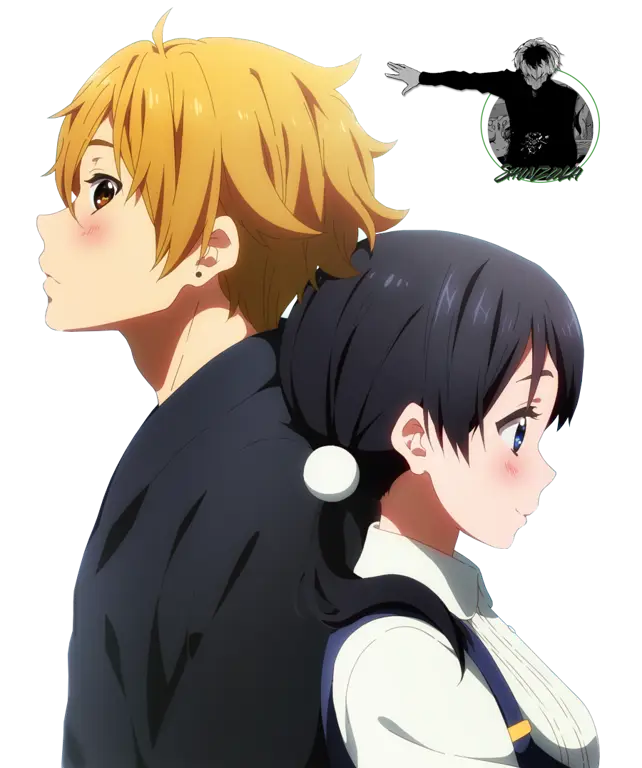 Mochizou dan Tamako, pasangan utama dalam Tamako Love Story