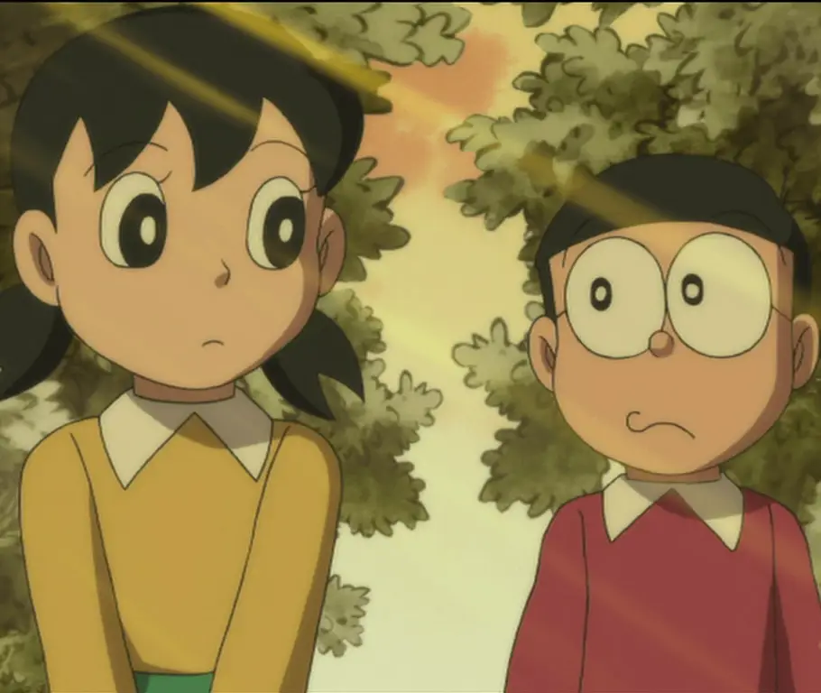 Nobita dan Shizuka dalam Doraemon Stand By Me 2