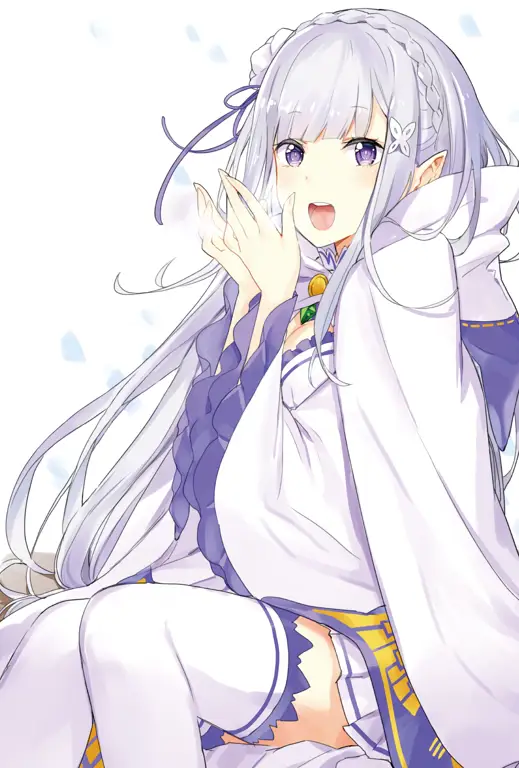 Gambar masa lalu Emilia dari Re:Zero