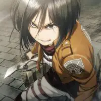 Gambar Mikasa Ackerman dalam Shingeki no Kyojin Lost Girls