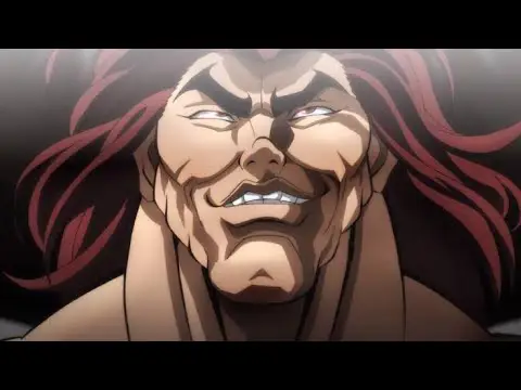 Puncak pertarungan dalam Baki the Grappler episode 3.