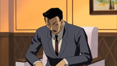 Kogoro Mouri, ayah dari Ran Kogoro Mouri, detektif swasta yang sering dibantu Conan