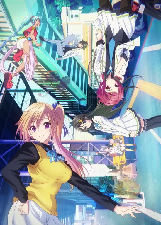 Adegan pertarungan dalam anime Musaigen no Phantom World