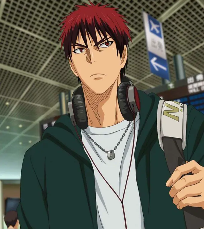 Kuroko Tetsuya dan Kagami Taiga bermain basket