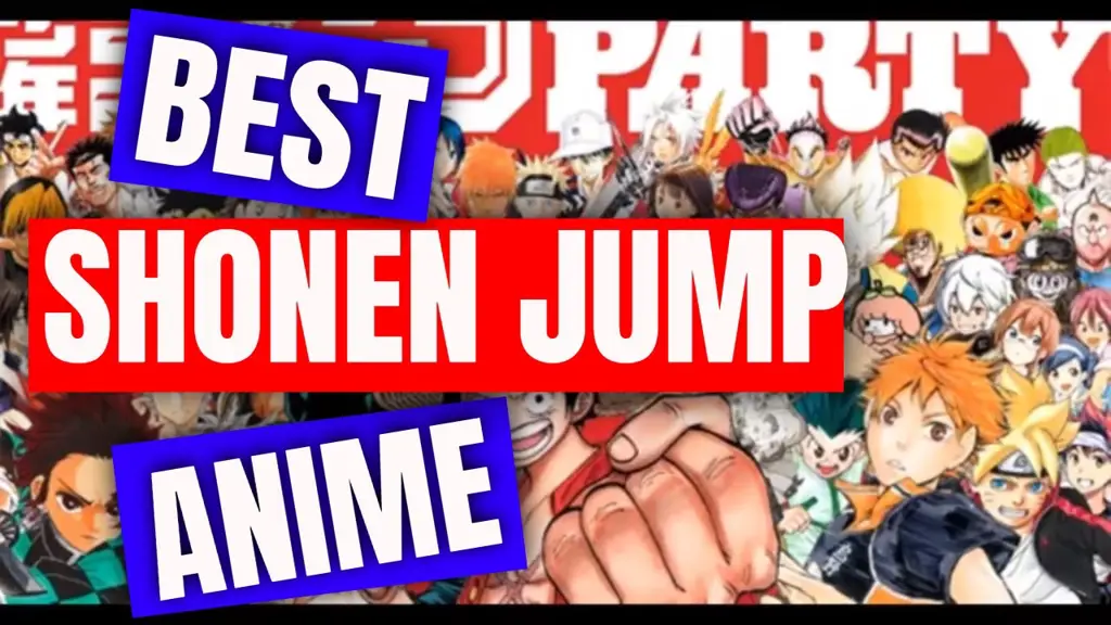 Beragam adegan dari berbagai anime Shonen Jump yang populer