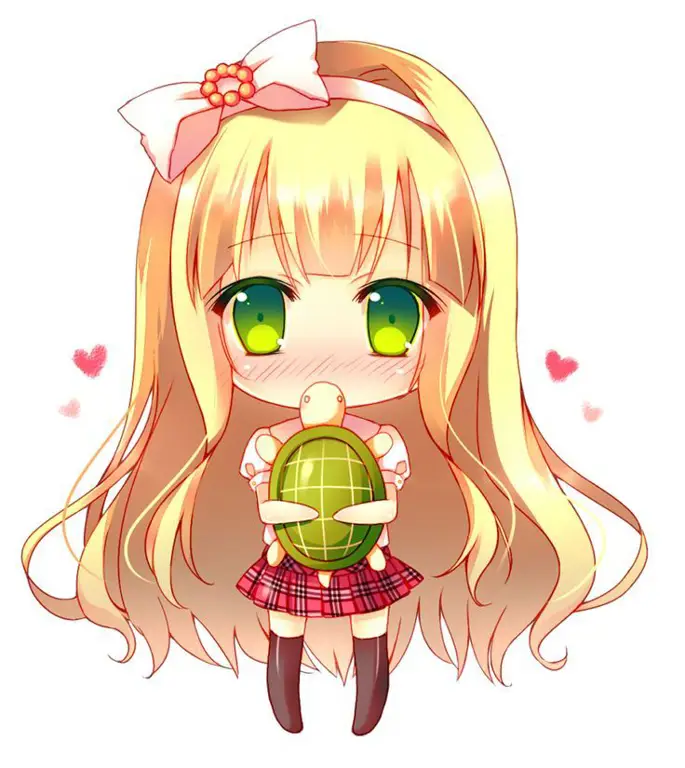 Gambar anime chibi yang lucu dan menggemaskan