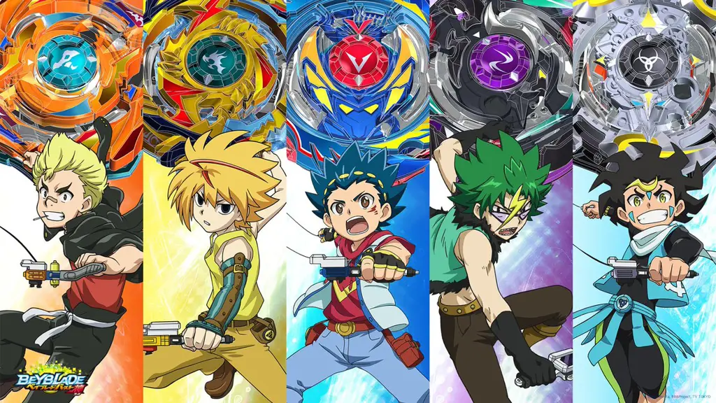 Berbagai jenis Beyblade dalam serial Beyblade Burst Evolution