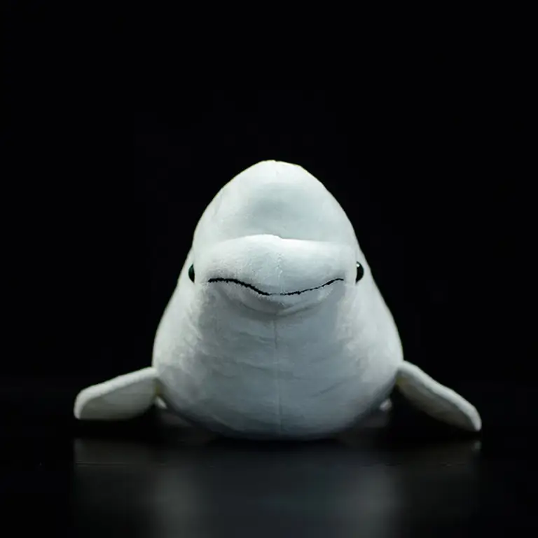 Boneka paus beluga yang lucu dan lembut