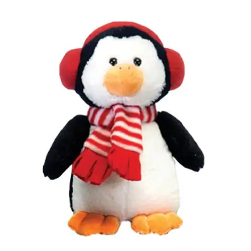 Boneka penguin Natal yang lucu dan menggemaskan