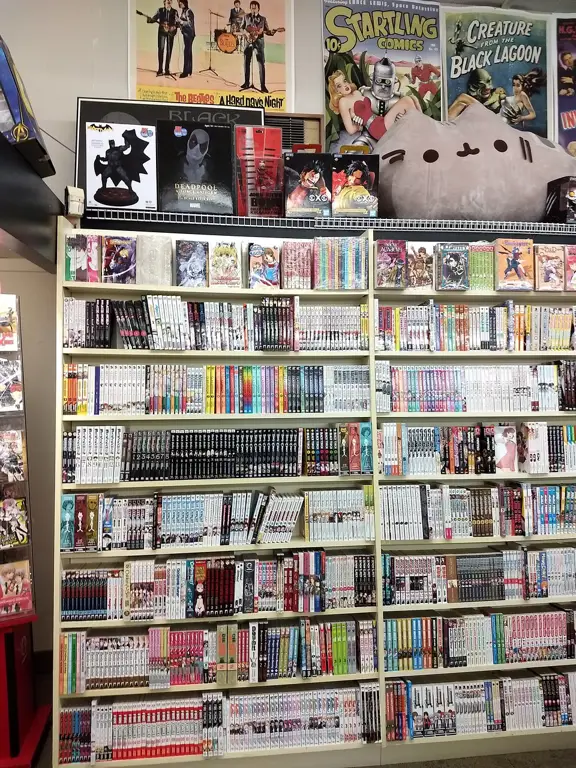 Gambar koleksi buku manga