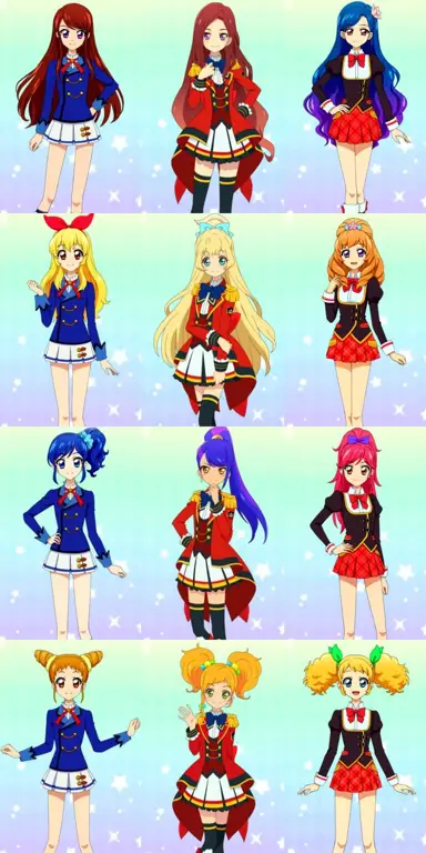 Peragaan busana dalam anime Aikatsu