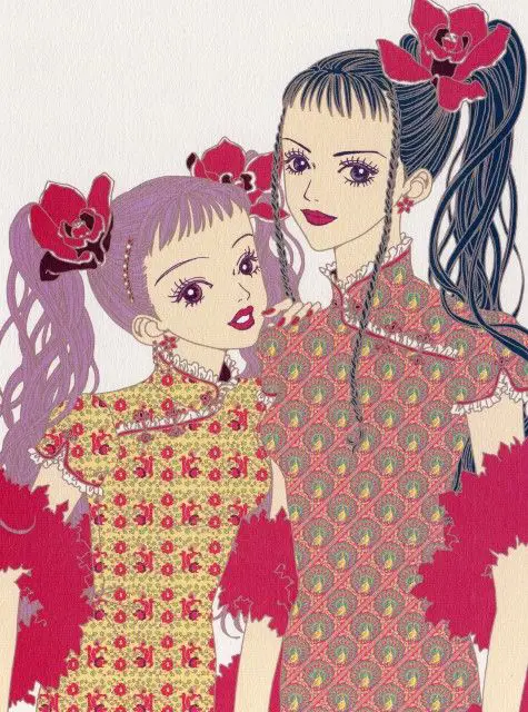 Gambar desain-desain busana dari anime Paradise Kiss