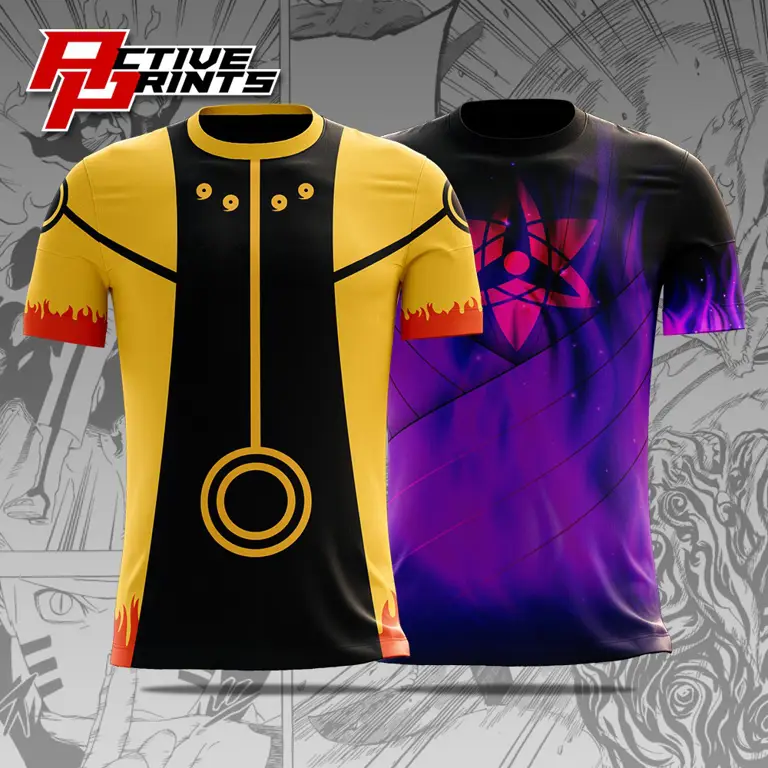 Berbagai desain jersey anime yang menarik dan beragam