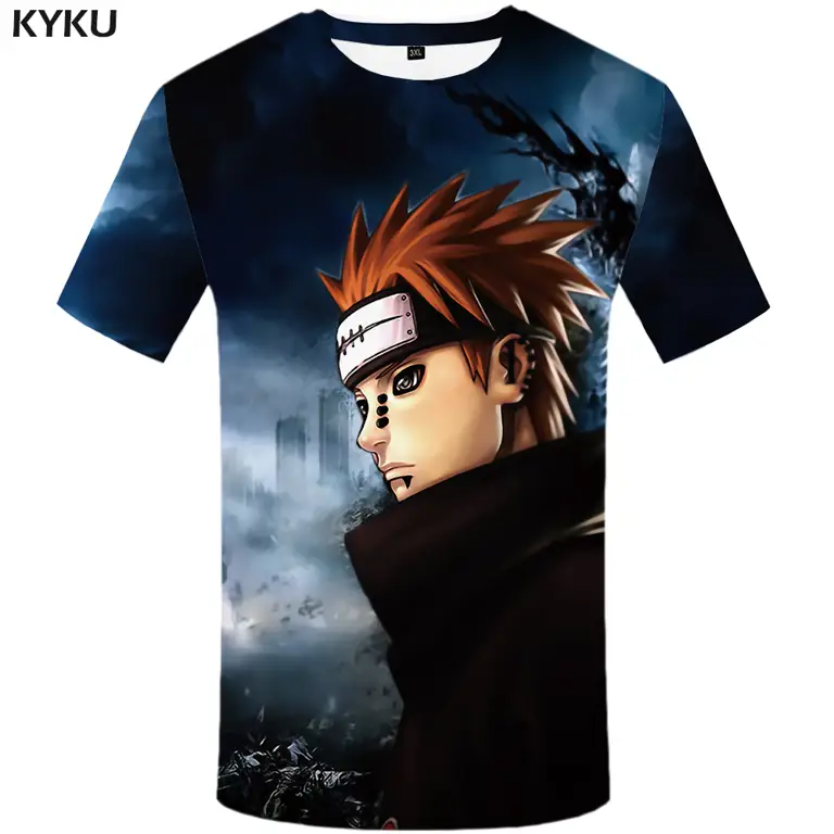 Berbagai desain kaos anime yang keren dan unik