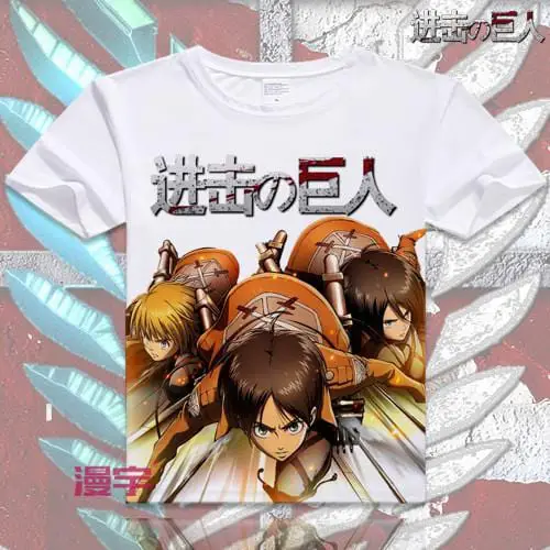 Berbagai desain kaos anime yang menarik dan unik