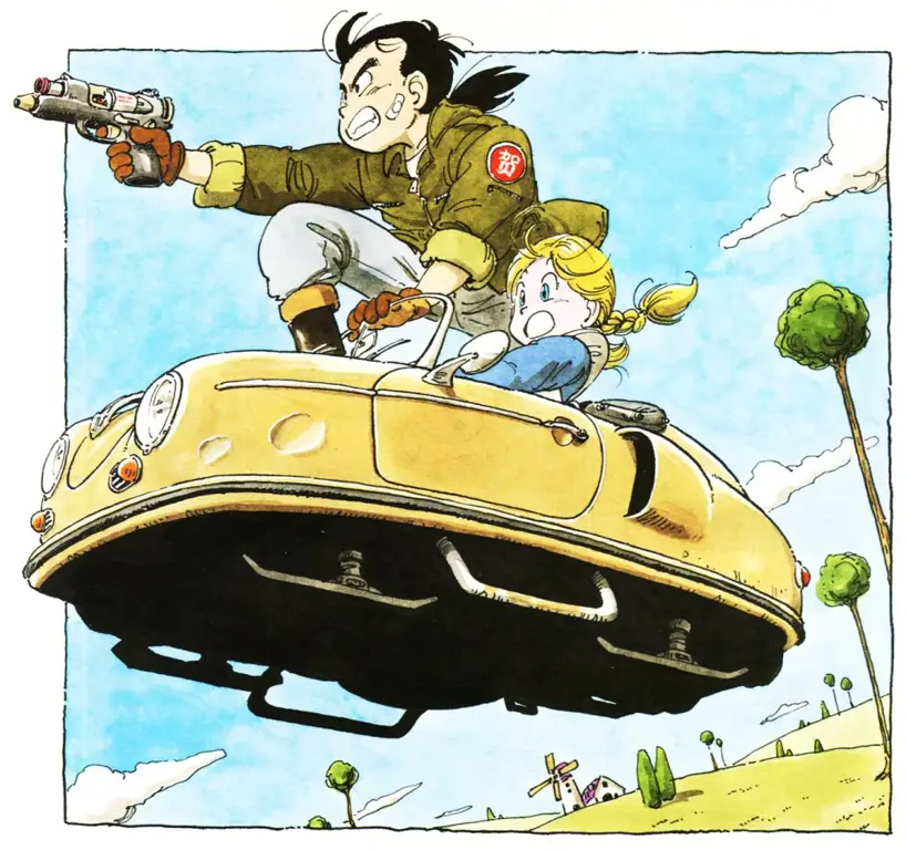 Berbagai desain karakter karya Akira Toriyama