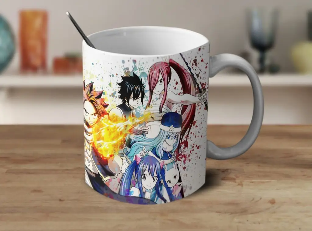 Berbagai desain mug anime yang unik dan menarik