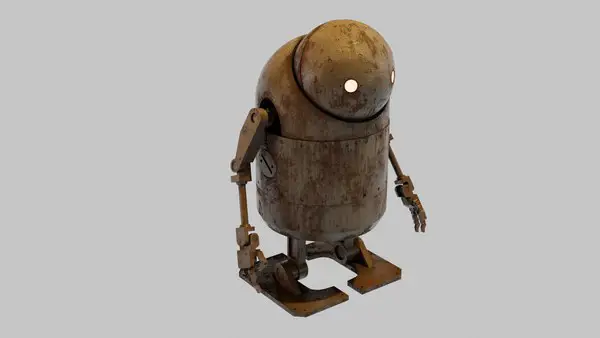 Berbagai macam desain robot dalam game Nier Automata