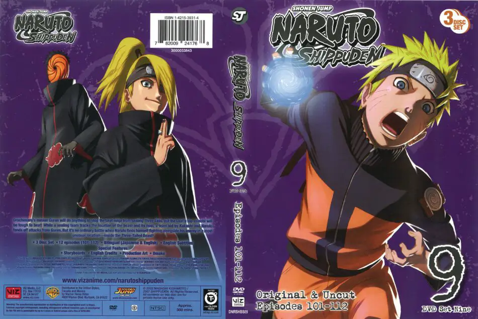 Gambar sampul DVD Naruto Shippuden