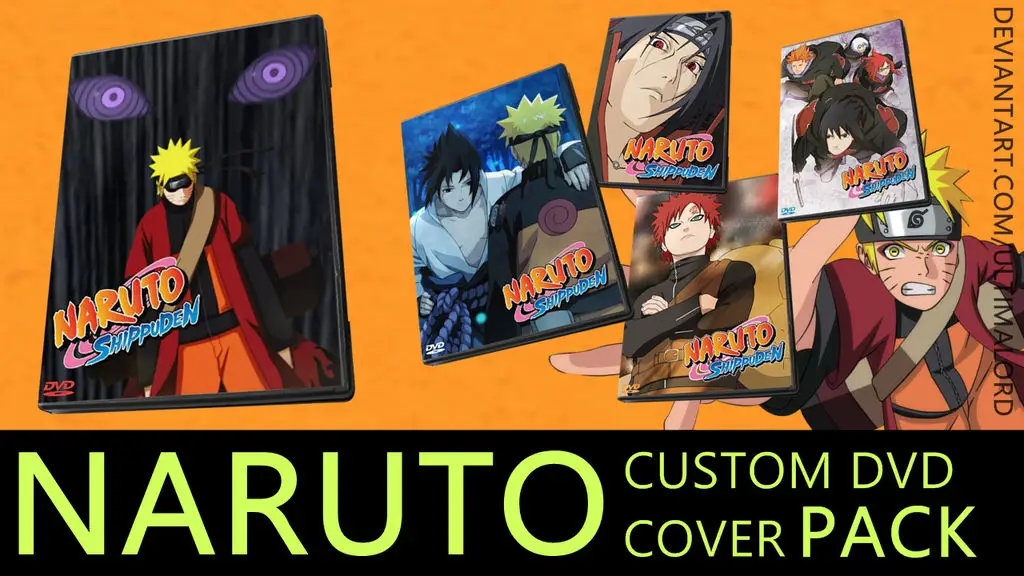 Sampul DVD atau Blu-ray Naruto