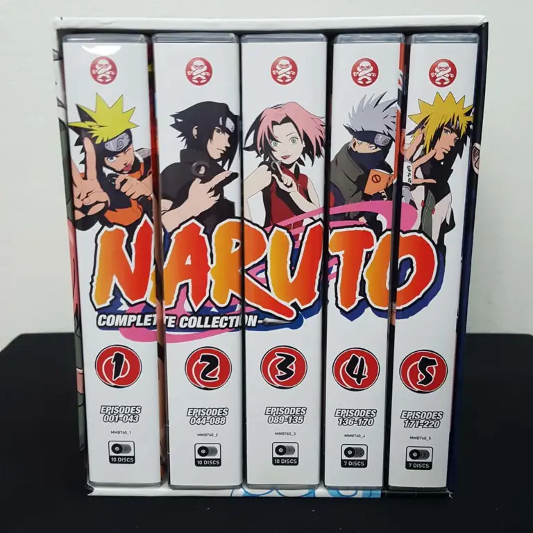 Gambar koleksi DVD Naruto