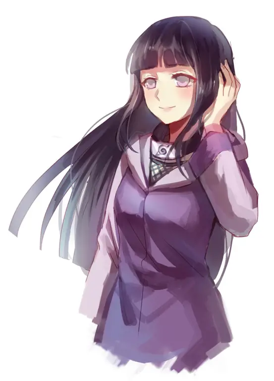 Gambar fanart Hinata Hyuga yang menakjubkan