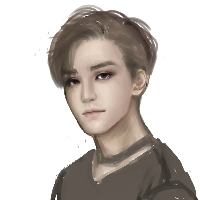 Kumpulan gambar fanart Taeyong bergaya anime