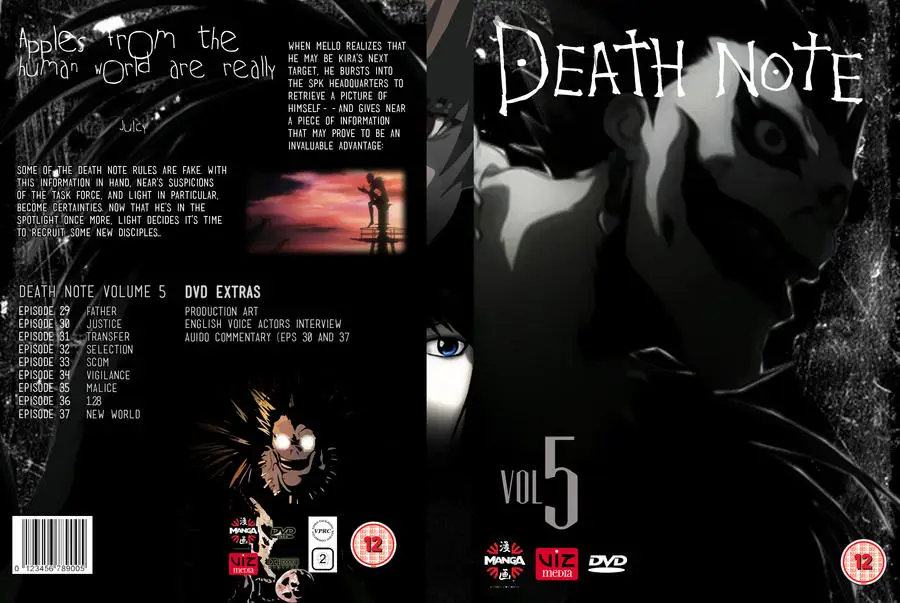 Sampul DVD Death Note