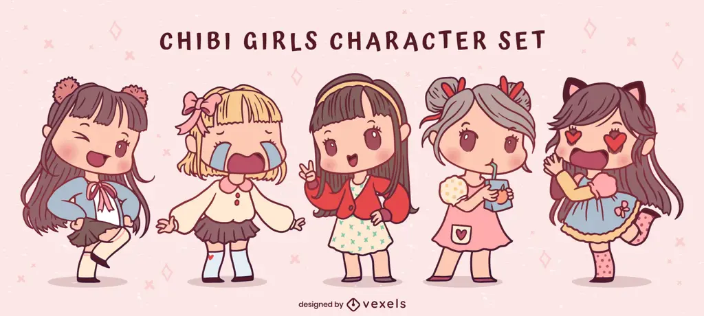 Gambar-gambar karakter anime chibi yang lucu dan menggemaskan