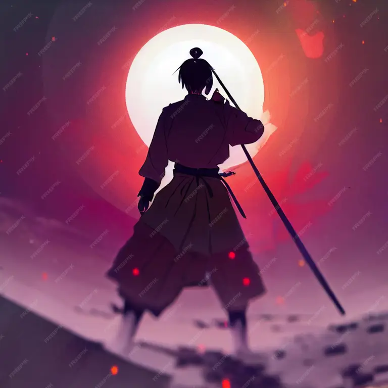 Koleksi berbagai gambar anime samurai dengan gaya yang beragam