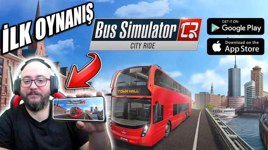 Gambar simulator bus dengan tema anime