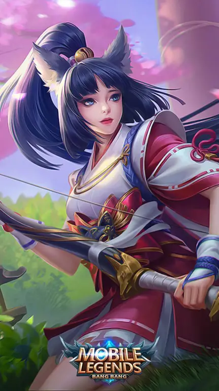 Gambar beberapa hero Mobile Legends bergaya anime