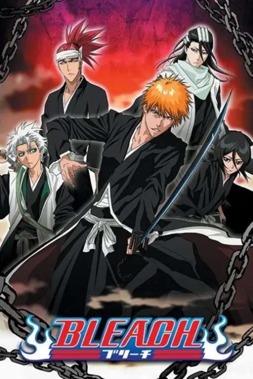 Poster Bleach menampilkan berbagai karakter