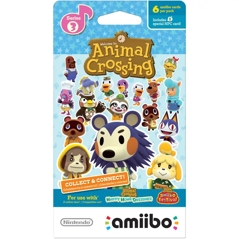 Berbagai macam kartu amiibo Animal Crossing