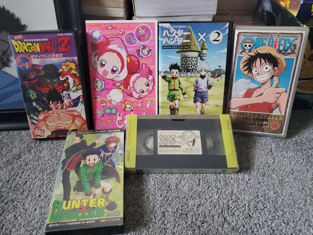 Gambar kaset VHS anime langka