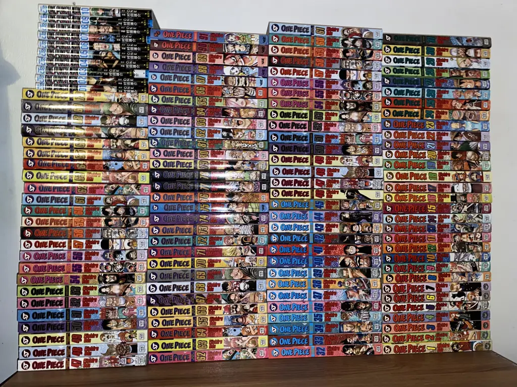 Koleksi buku manga One Piece