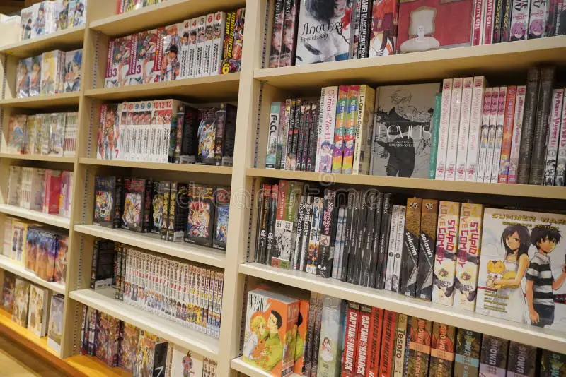 Koleksi manga dengan berbagai genre Berbagai buku komik manga