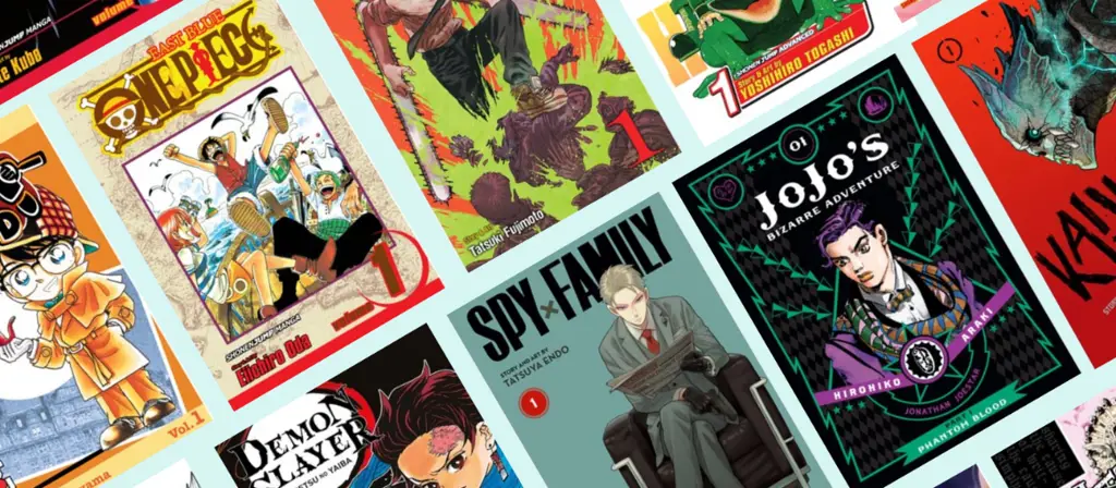 Berbagai buku manga populer