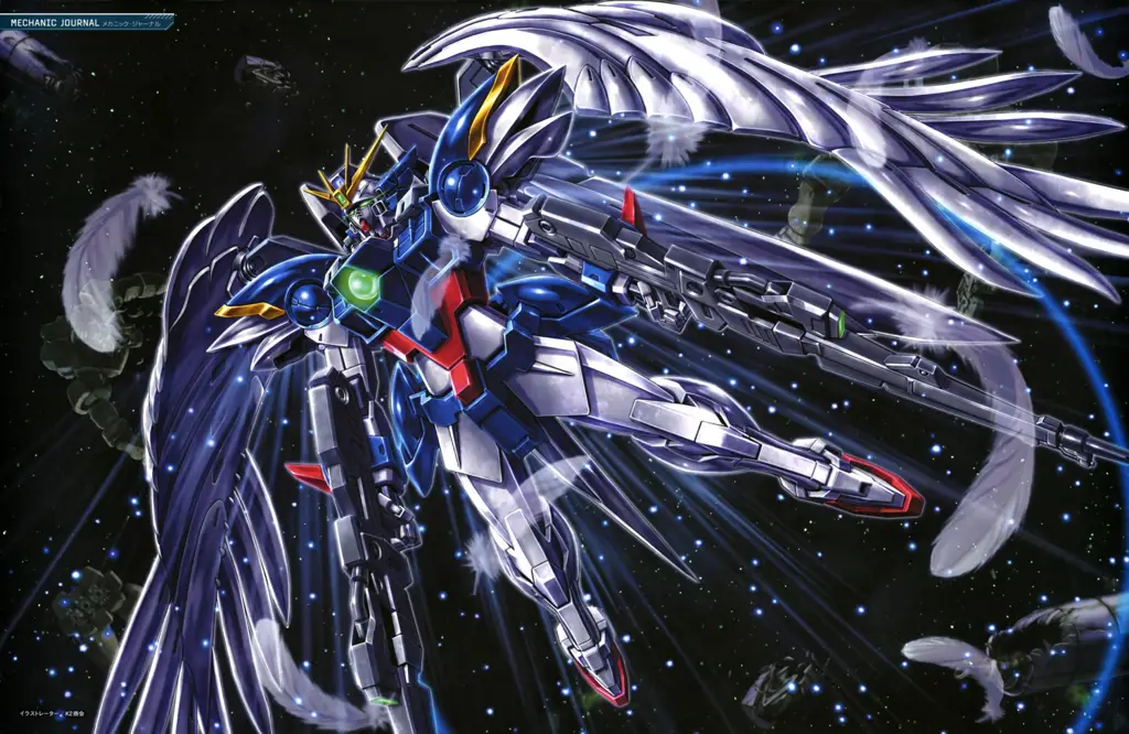 Gambar mecha Gundam Wing yang keren