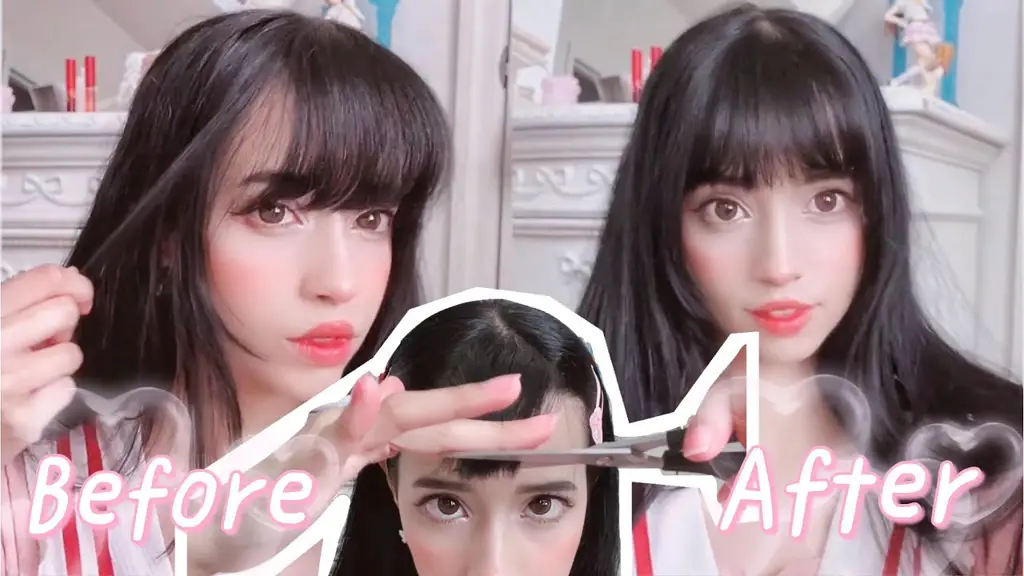 Berbagai model rambut anime pada karakter perempuan