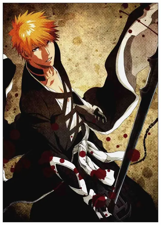 Koleksi Poster Anime Bleach dengan berbagai karakter dan adegan