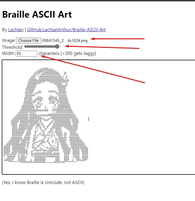 Gambar seni ASCII anime gadis