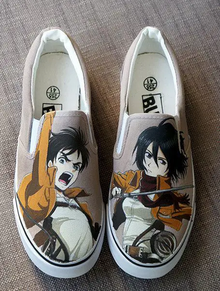 Berbagai desain sepatu anime yang keren dan unik