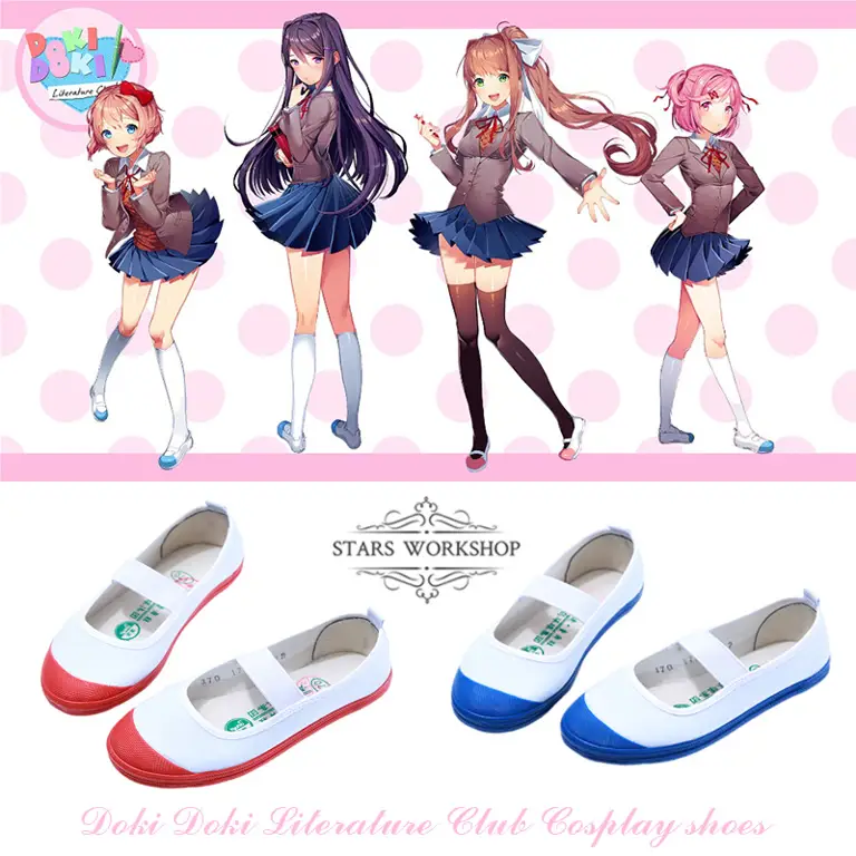 Gambar sepatu sekolah anime